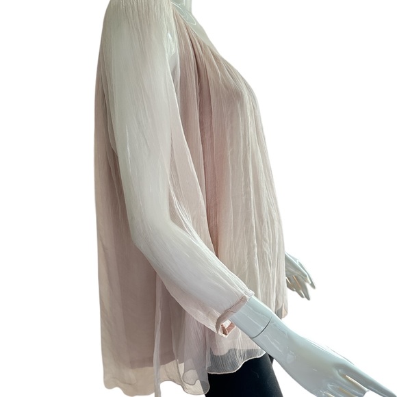 Bellambra  Silky Shear Flowing Long Sleeve Top / Long Sleeve Tunic - Picture 3 of 7